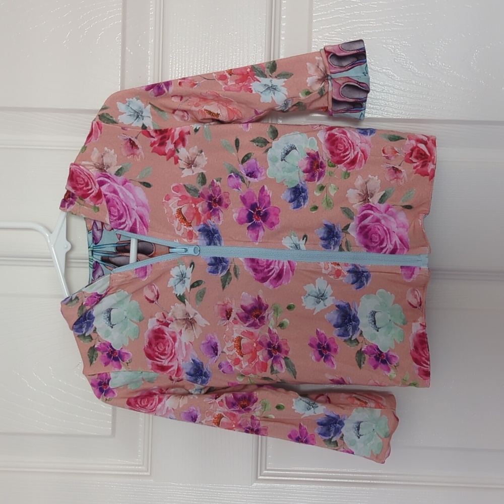 Posh Peanut Princess Reversible Jacket Zipper Hoodie Irina Pattern